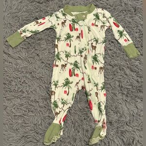 Burt's Bees Baby Girls Pajamas, Zip Front Non-slip Footed Pjs, organic cotton